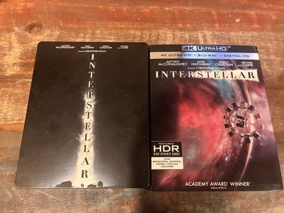 Interstellar Steelbook (Blu Ray and 4K)