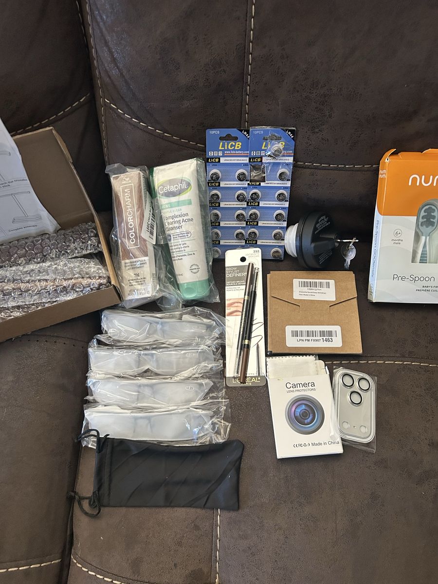 Variety Bundle: Cetaphil, Wella Color Charm, NumNum Spoons, L'Oreal Brow Definer, & More