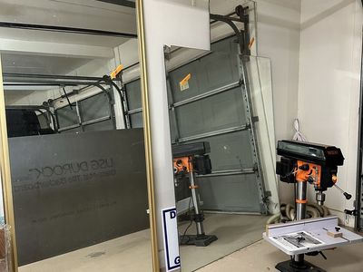 Free 3 Mirrors & Green DryWall Sheet