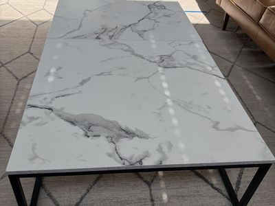 Marble Pattern Nesting Coffee Table Set