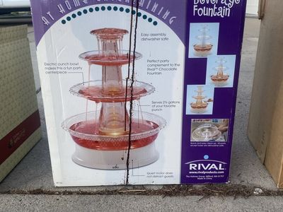 Rival Electric Beverage Fountain BF150 2.5 Gallon Punch Bowl
