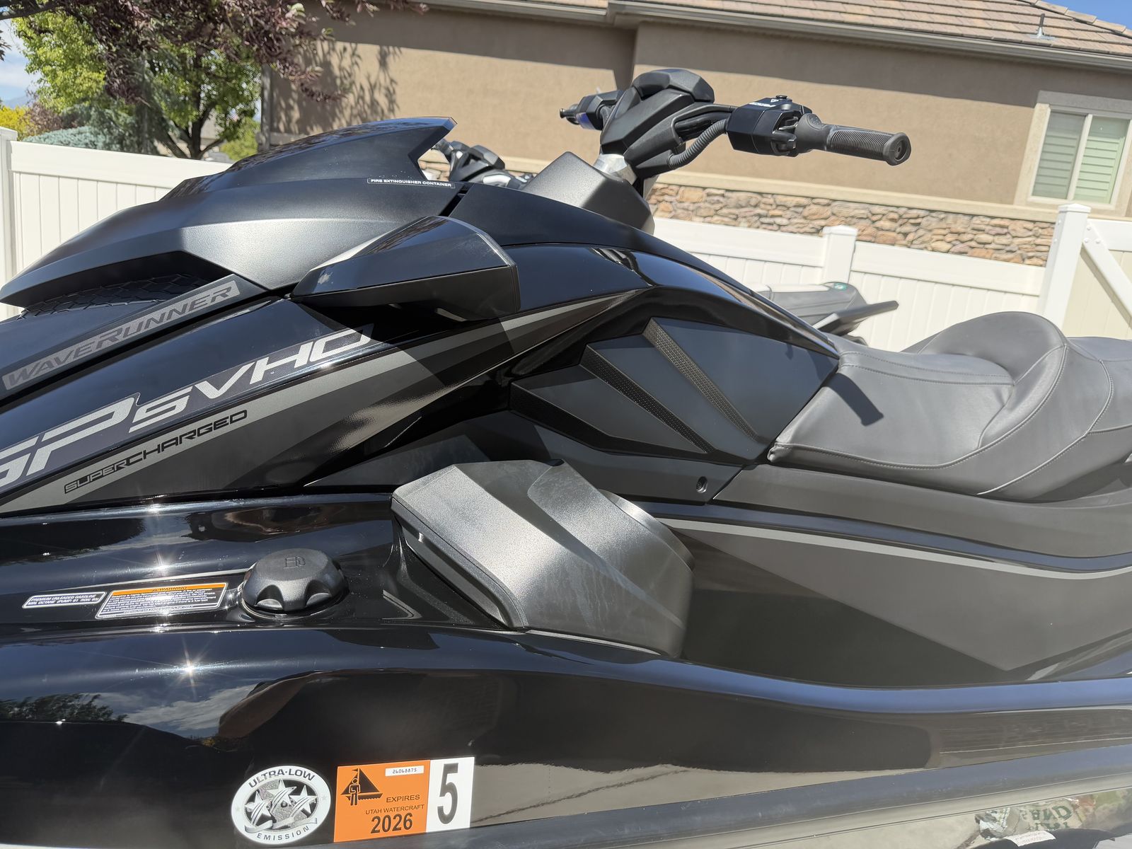 Pair of 2025 Yamaha GP1800R SVHO WaveRunners with Custom trailer