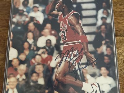 1986 Rookie Michael Jordan 8x10 Autograph Hand Signed Chicago Bulls NBA Auto Basketball Photograph RC