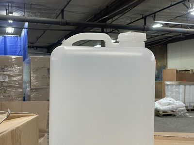 5-Gallon Natural Square Jugs: 46 pieces