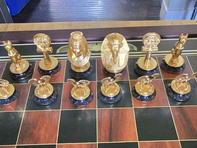 CHESS SET TUTANKHAMUN $399 luxury