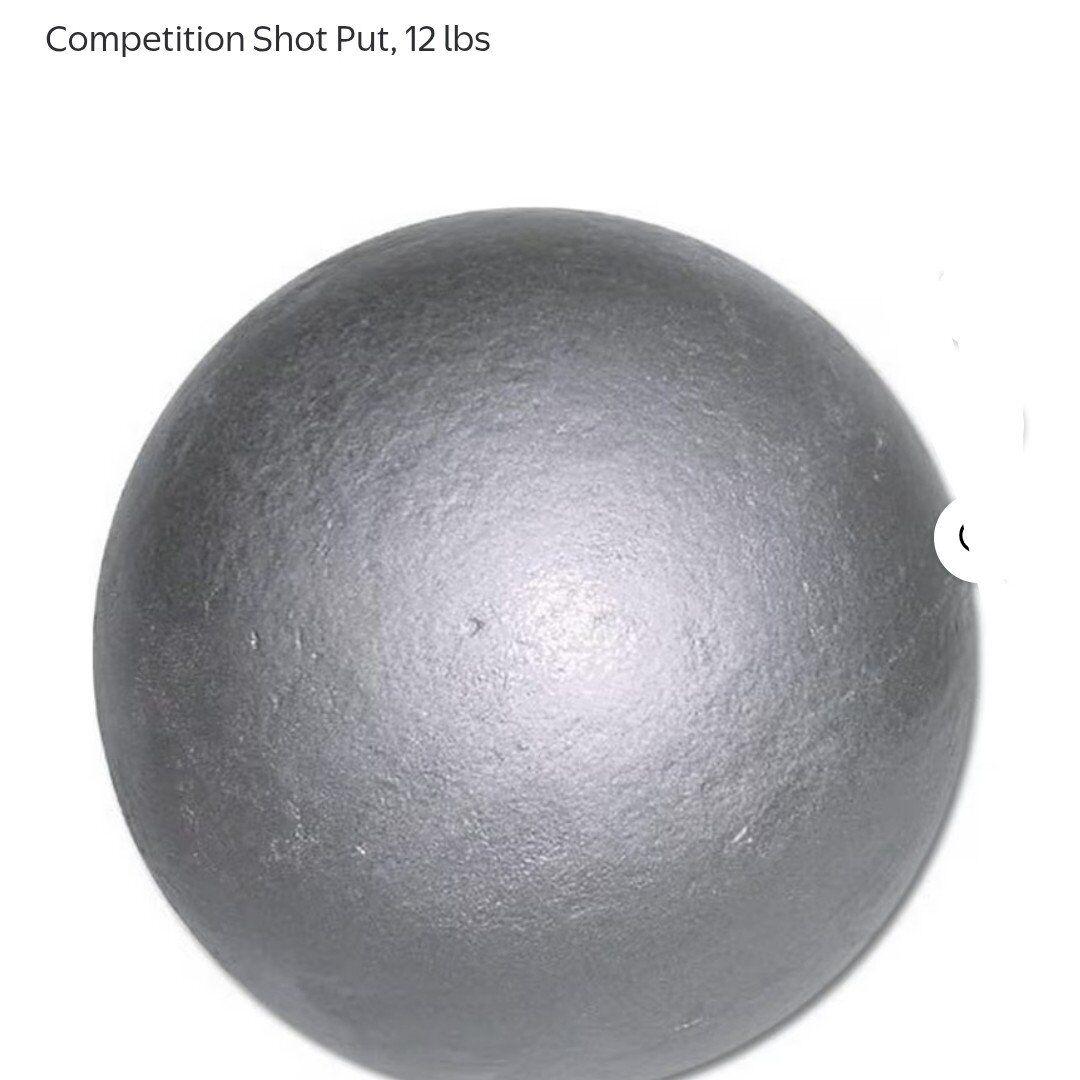 Competition Shot Put, 12 lbs