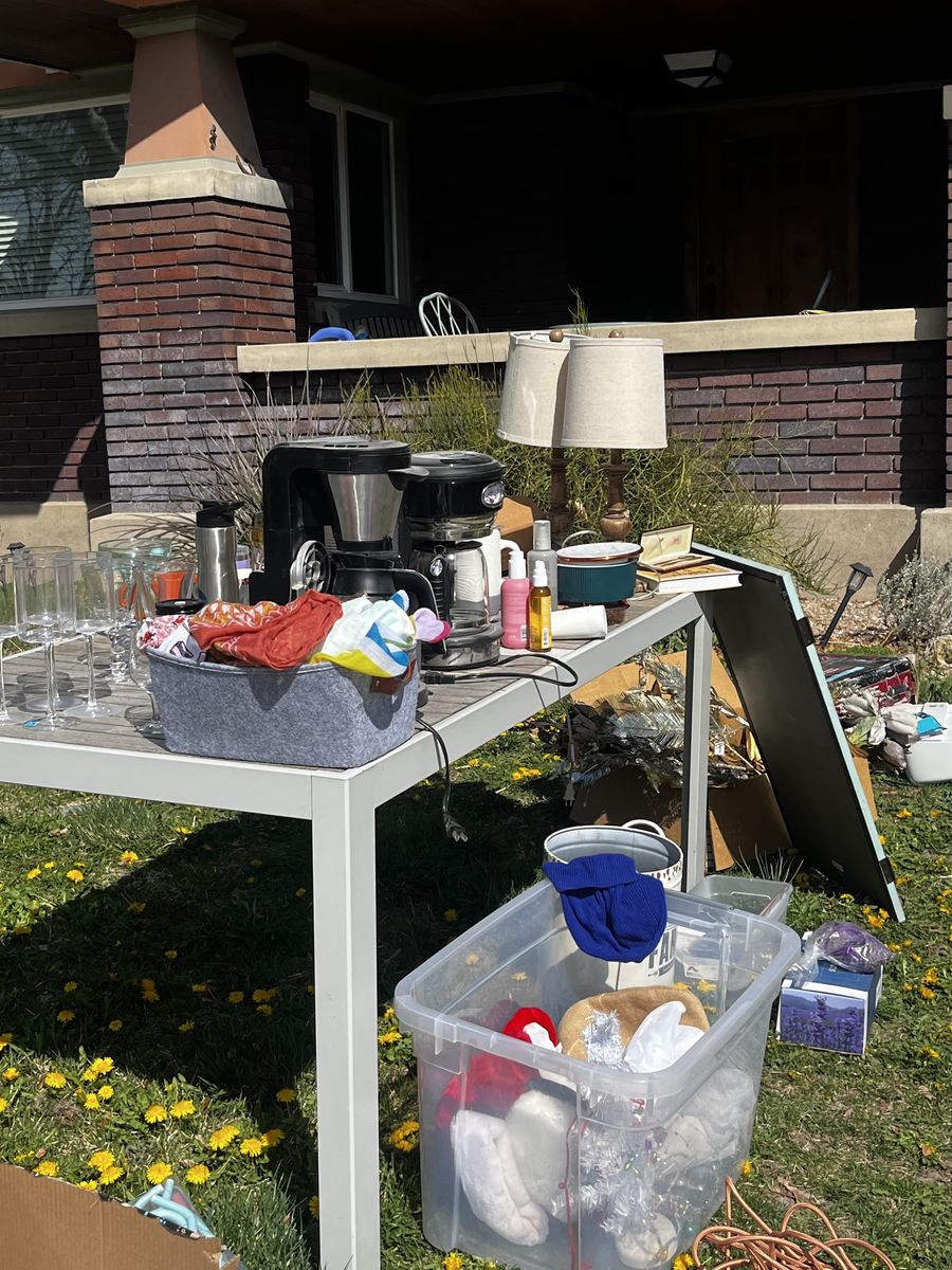 Yard sale TODAY until 2PM