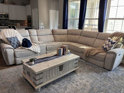FOR SALE: Large Sectional Reclining Couch – Excellent Condition