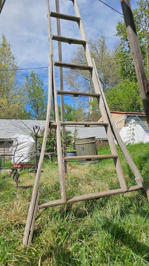 Vintage Wooden Ladders -2