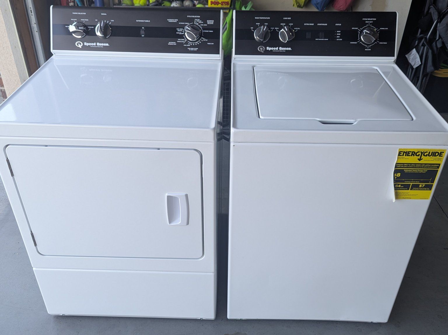 Speed Queen Washer & ELECTRIC Dryer