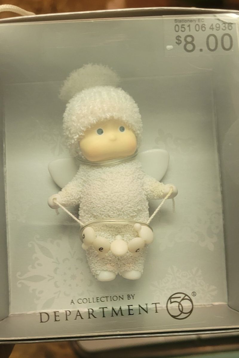 Department 56 Snowbabies & Snowman Christmas Ornaments Lot of 5 ornaments in total