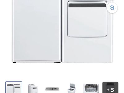 Kenmore 5432587 Top Load Washer & Dryer Set - White, Electric, New in Box