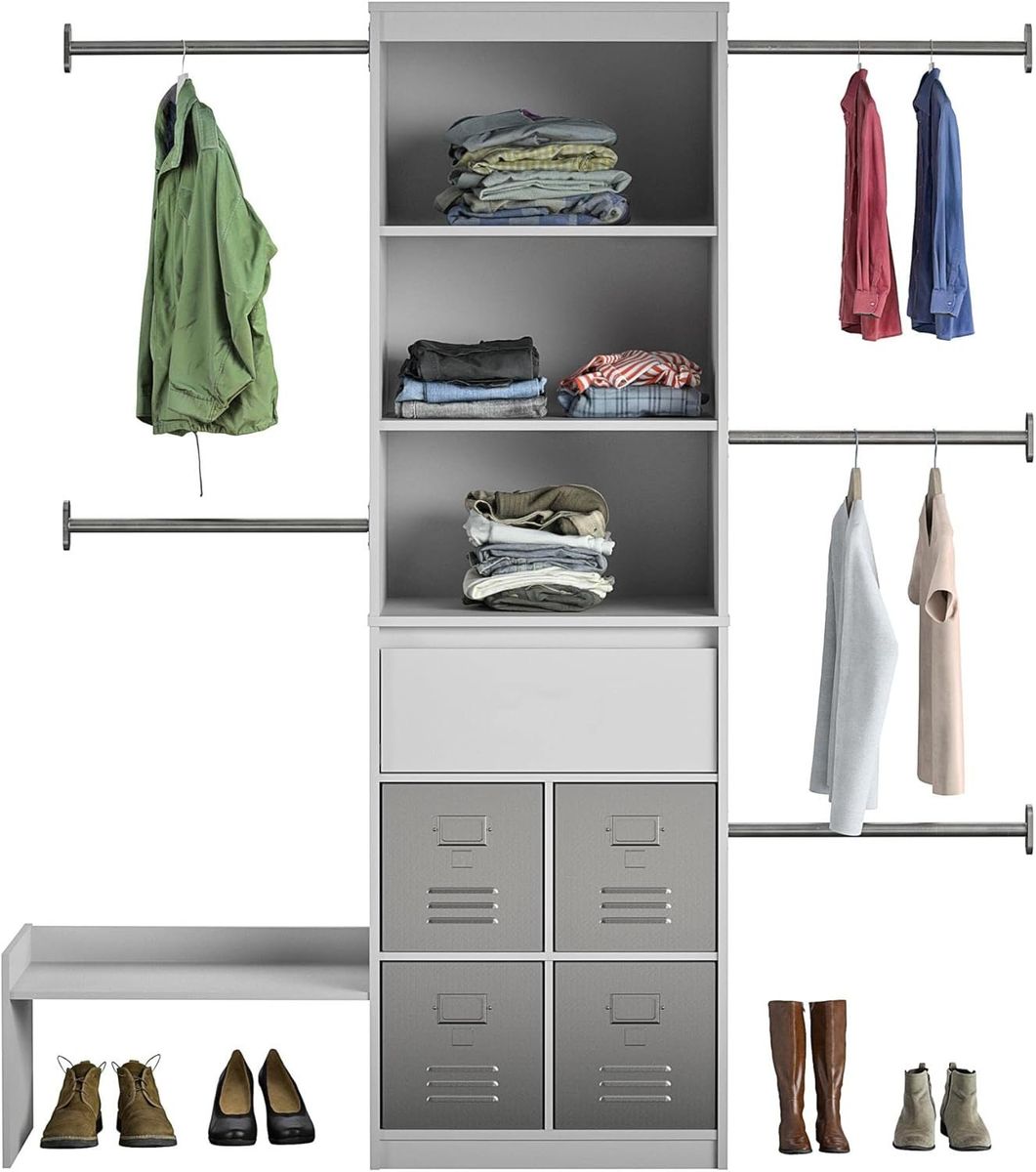 Little Seeds Grow With Me Kids Closet Organizer