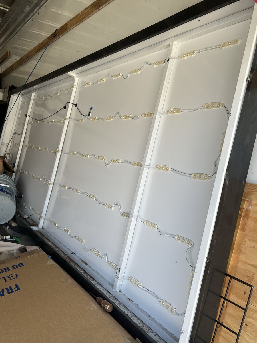 Commercial Lighted Sign Cabinet