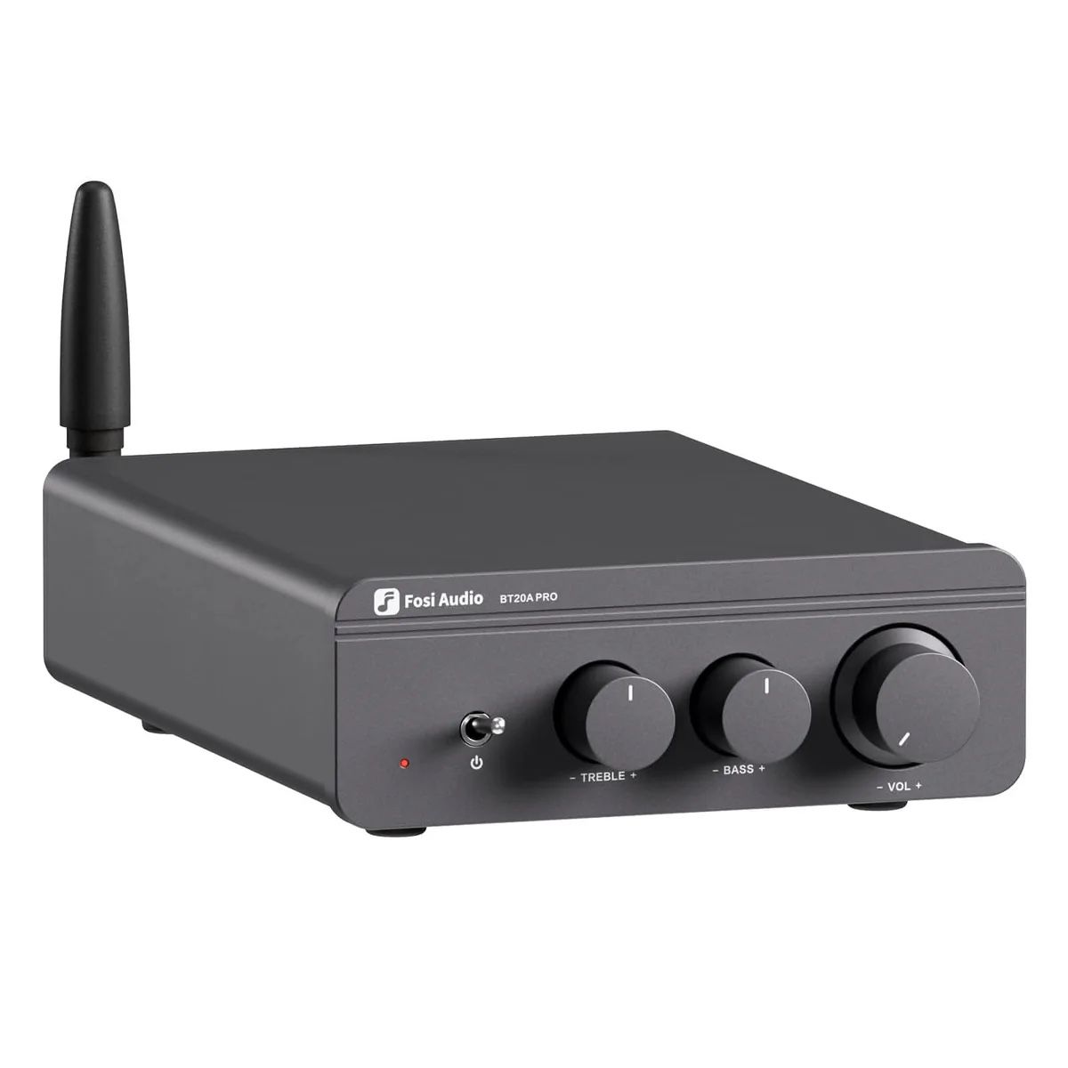 Fosi Audio BT20A Pro Bluetooth 2.0 Channel Power Amplifier with Bass/Treble Control