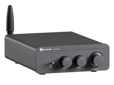 Fosi Audio BT20A Pro Bluetooth 2.0 Channel Power Amplifier with Bass/Treble Control