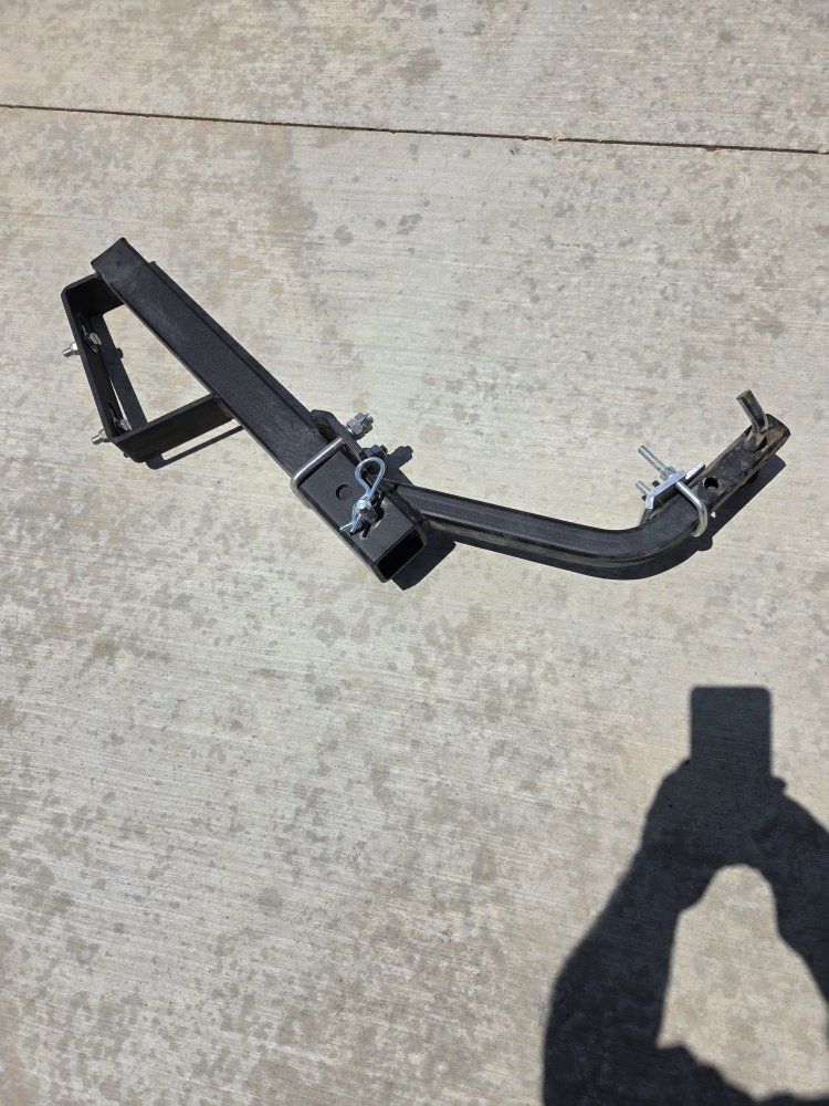 1 1/4 hitch mounted spare tire holder