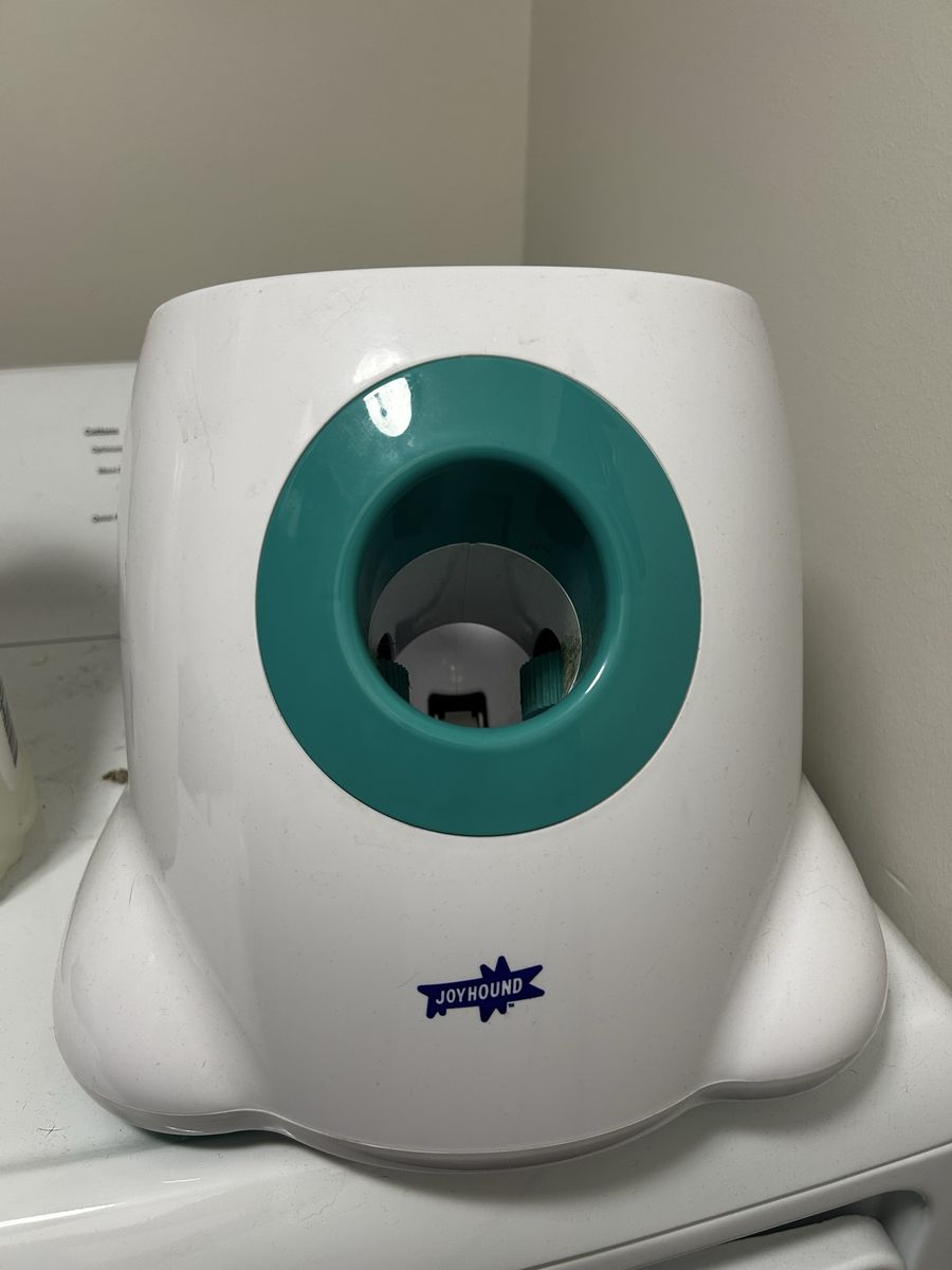 Joyhound Automatic Dog Ball Launcher - White & Teal