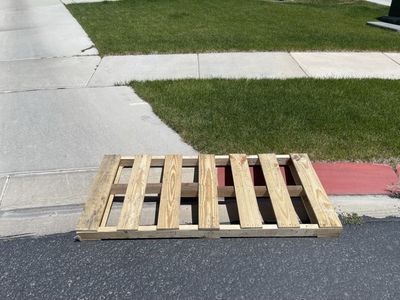 FREE PALLET OVERSIZED 66” long 30” wide