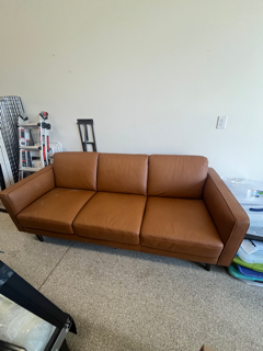 Leather Couch 3-seater