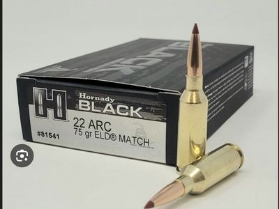 22 ARC Hornady Black 75g
