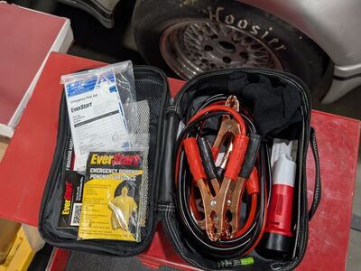 Everstart Roadside Kit: Jumper Cables etc