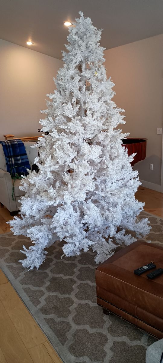 9 ft White Balsam Hill Christmas Tree