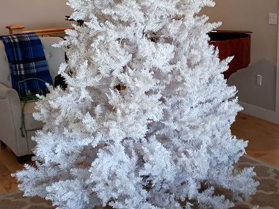 9 ft White Balsam Hill Christmas Tree