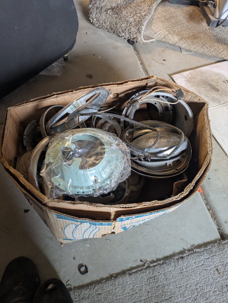Various 7 inch vw headlight parts