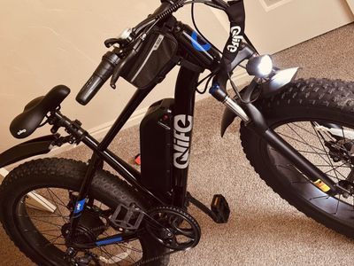 ***Qlife Racer Plus Fat Tire E-bike Shimano 7speed 28mph 1200w Brushless Motor with lots of Extras. Like New Must Sell***