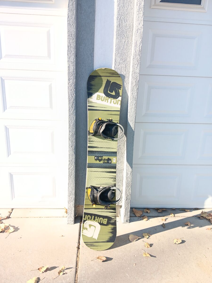 Burton LTR Snowboard With Bindings