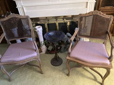 Vintage Cane Back Chairs