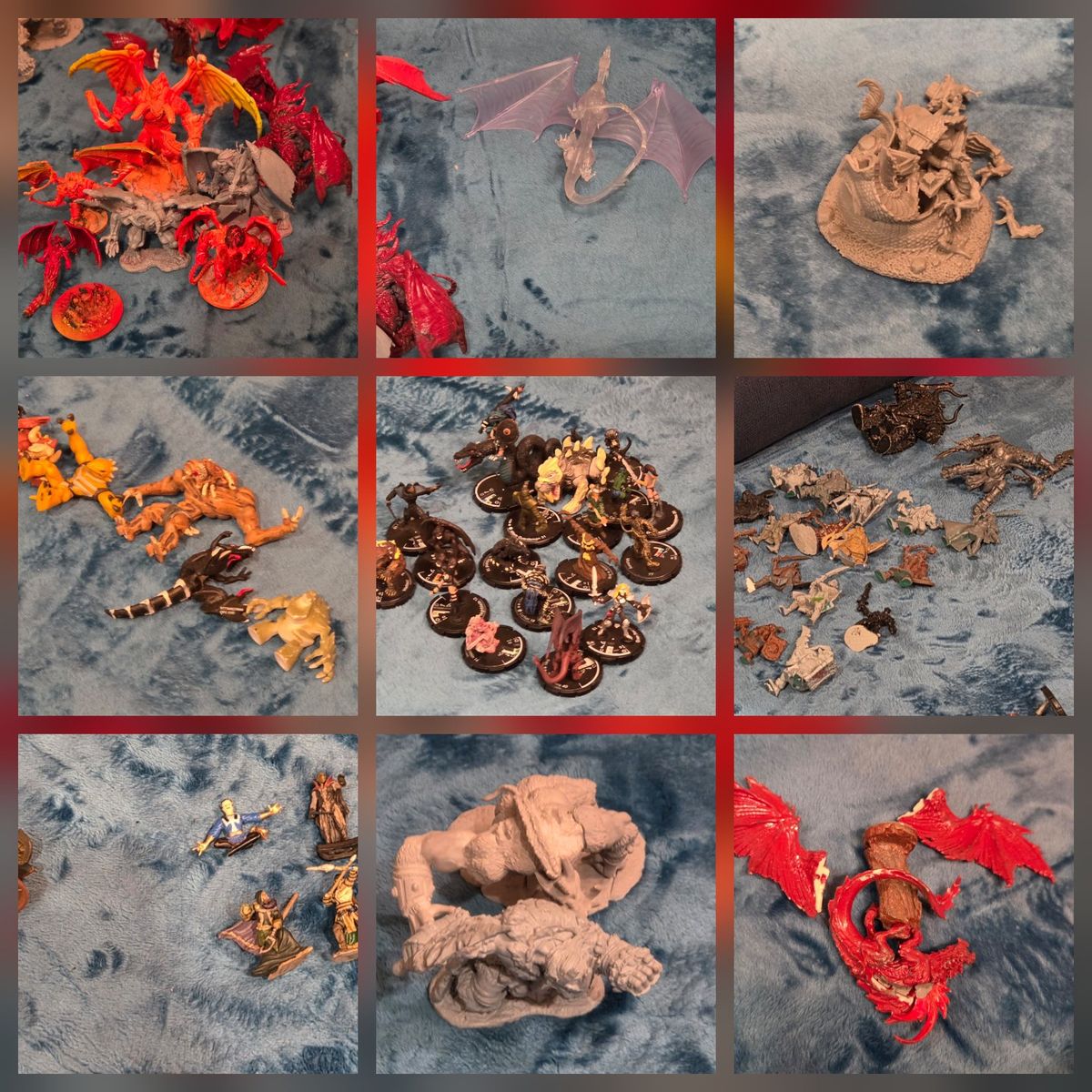 Gaming Miniatures Dragons Warriors Fantasy Minis Figures for D&D and More