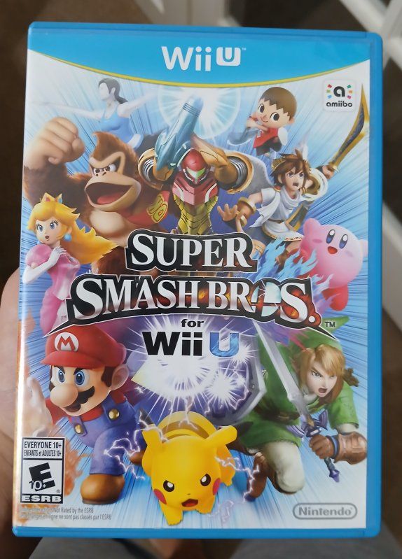 Super Smash Bros. for Wii U Nintendo Video Game - Disc and Case Included