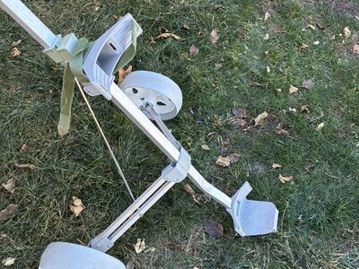 Golf bag hand push cart golfing walker