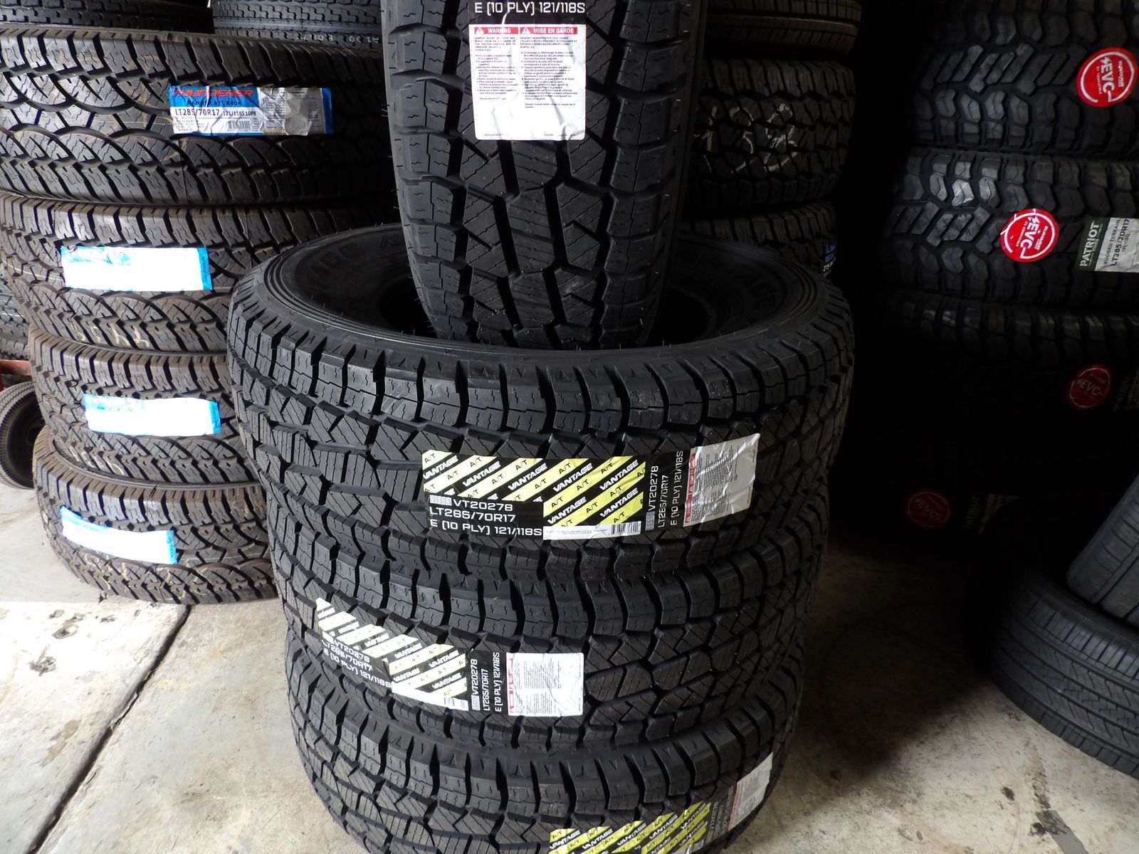 265/70R17 VANTAGE ALL TERRAIN SET OF NEW TIRES