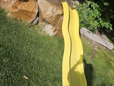 Swing-N-Slide Yellow Wave Slide for Playsets - Durable Plastic Outdoor Fun
