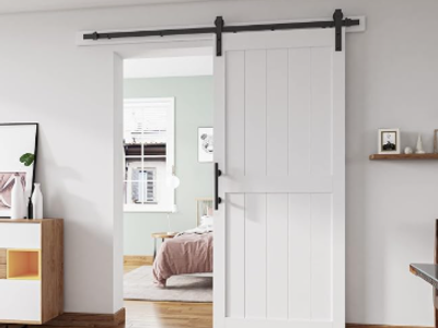 36''x84'' Sliding Barn Door with 6.6 Ft Barn Door Hardware Kit
