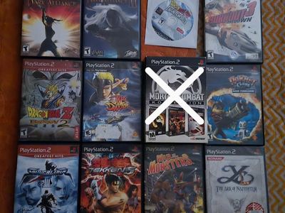 Ps2 game bundle including Baldur's Gate! trades considered!
