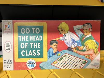 Vintage "Go To The Head Of The Class" Board Game – Series 18 (Milton Bradley)