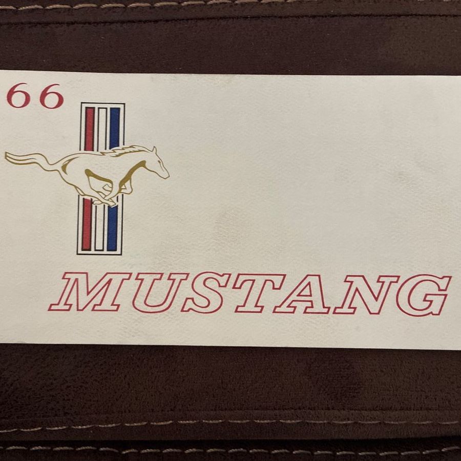 Vintage 1966 Ford Mustang Owner's Manual/Brochure - Classic Car Collectible