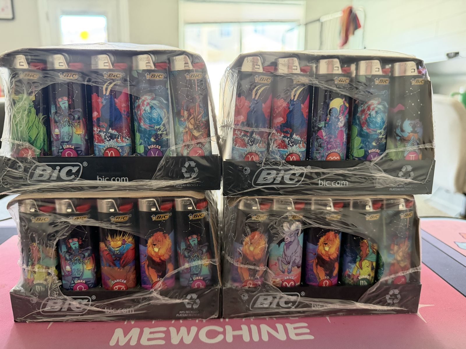 BIC Zodiac Series Lighters 50-Count Trays - New Sealed