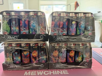 BIC Zodiac Series Lighters 50-Count Trays - New Sealed
