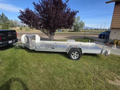 2016 Aluma UT-14 all aluminum flatbed trailer