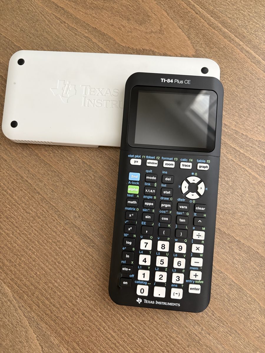 Texas Instruments TI-84 Plus CE Graphing Calculator with Slide Cover