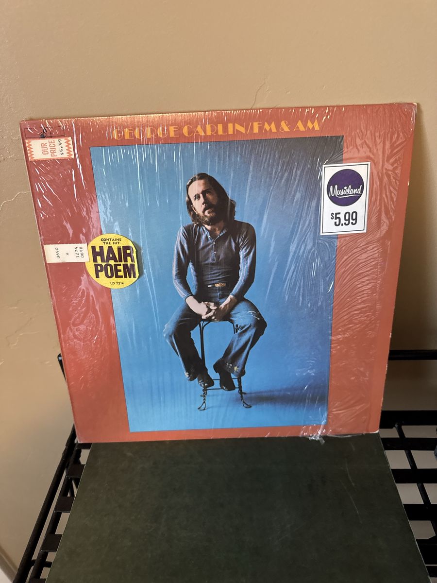 George Carlin FM & AM Vinyl Record LP - Comedy Album