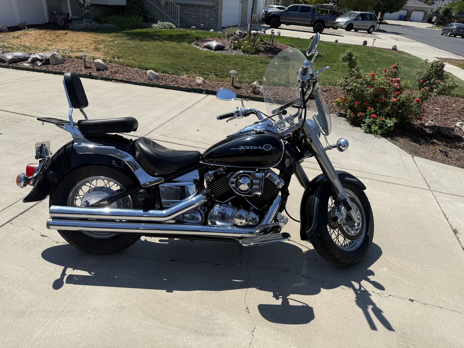 2000 Yamaha V-Star 650 – Black Cruiser:
