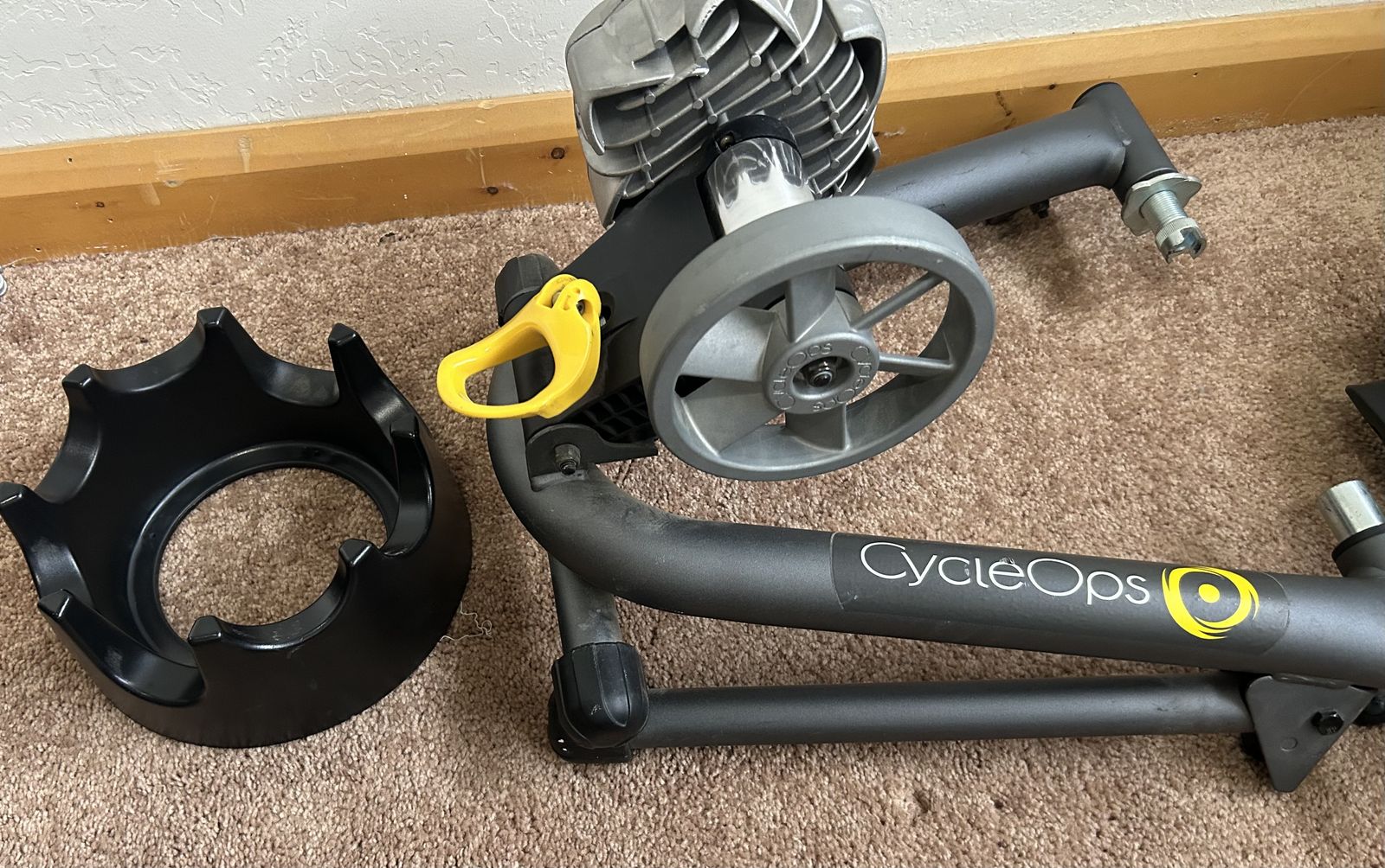 CycleOps bike trainer & block.  BIKE NOT INCLUDED.