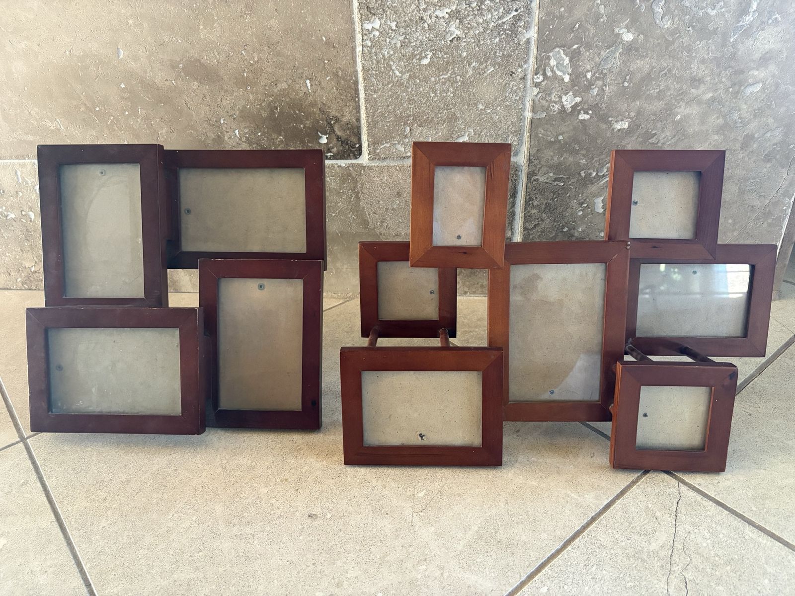 2 3-Dimensional Multi Picture Tabletop Frames