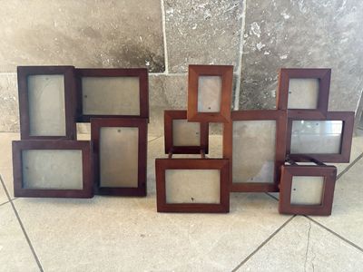 2 3-Dimensional Multi Picture Tabletop Frames